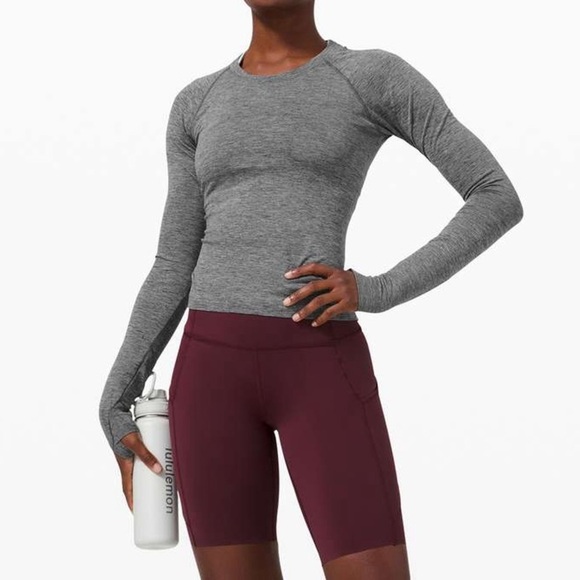 🍋Lululemon Swiftly Tech Long Sleeve 2.0 *Race Graphite Grey / Silver Drop - Picture 4 of 9